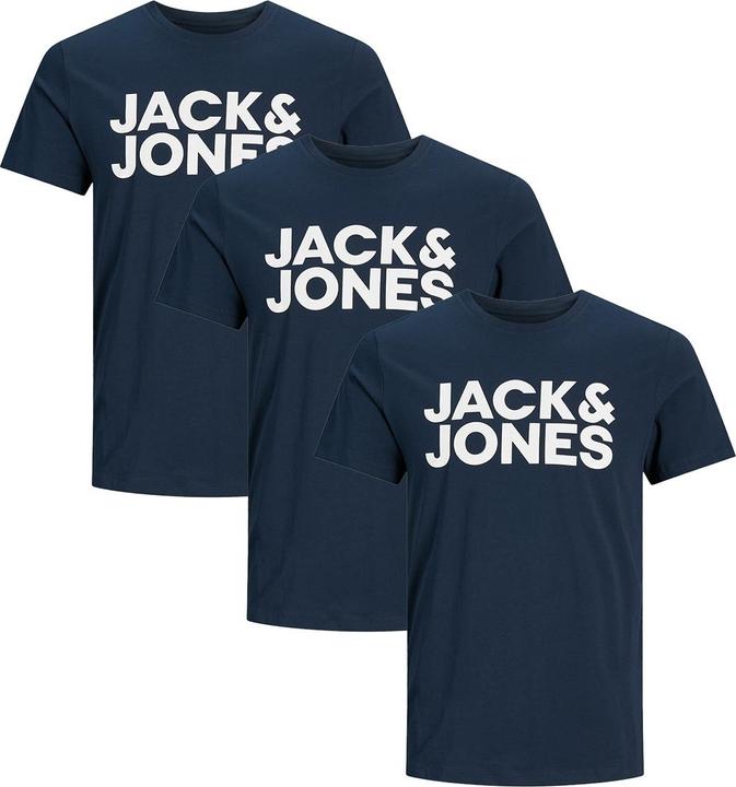 Produktbild Jack & Jones 3er Pack Corp T-Shirt (XL)