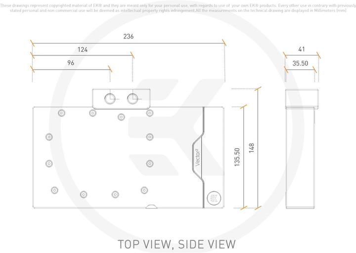 Actual product image EKWB EK QuanVec² FE RTX4090D-RGB ABP Set Ni+A 3831109900659