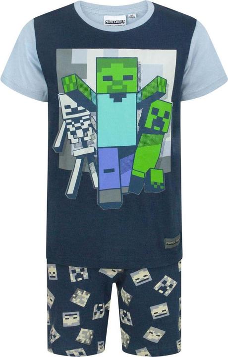 Image du produit Minecraft Ensemble pyjama court Undead pour garçons (128)