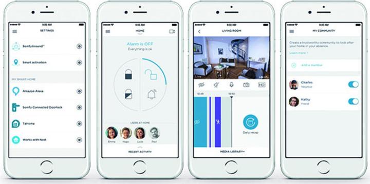 Actual product image somfy ONE+ alarm centre