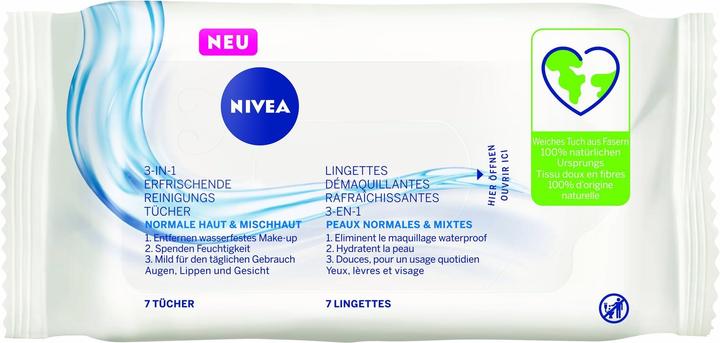 Image du produit NIVEA 3 in 1 (Chiffons de nettoyage)