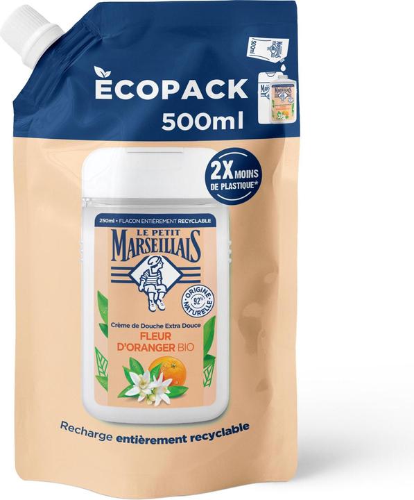 Le Petit Marseillais Duschcreme Nachfüllbeutel Orangenblüte 500 ml (500 ml)