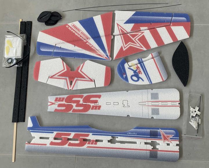 Actual product image RC Factory yak 55 (blue) / 800 mm (Aerobatics)