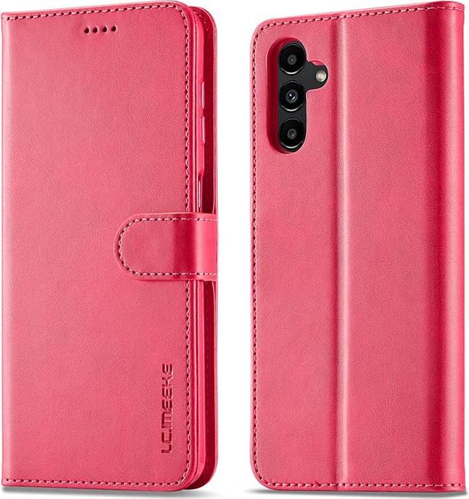 Actual product image LC.Imeeke Huawei P30 Lite - Wallet case with 3 card slots & magnetic fastener, pink (Huawei P30 Lite)