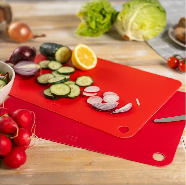 Actual product image Kuhn Rikon Cutting boards set 2 pcs red