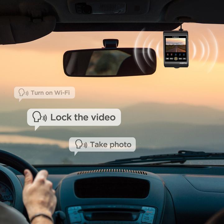 Immagine prodotto Viofo A229 Pro 3CH (Ricevitore GPS, Microfono incorporato, Display integrato, WiFi, Accelerometro, Visione notturna, 4K)