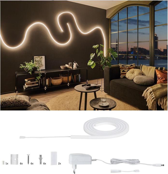 Actual product image Paulmann MaxLED Flow Stripe Set (Warm white, 150 cm, Indoor)