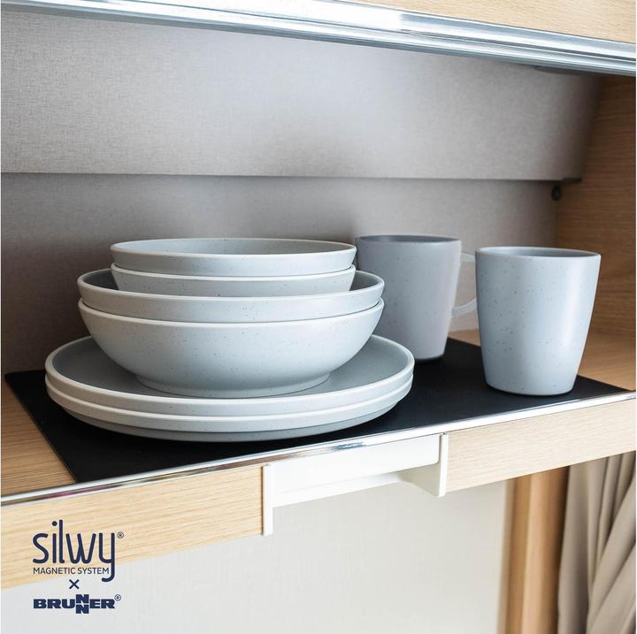 Immagine prodotto Silwy Magnet-Kunststoff-Geschirrset Dolomit White, Produkttyp