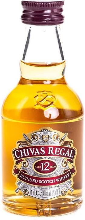 Actual product image Chivas Regal Whisky Chivas 5 cl Scotch Blend 12 years old (Blended Whisky, Scotch whisky, 1 x 5 cl)
