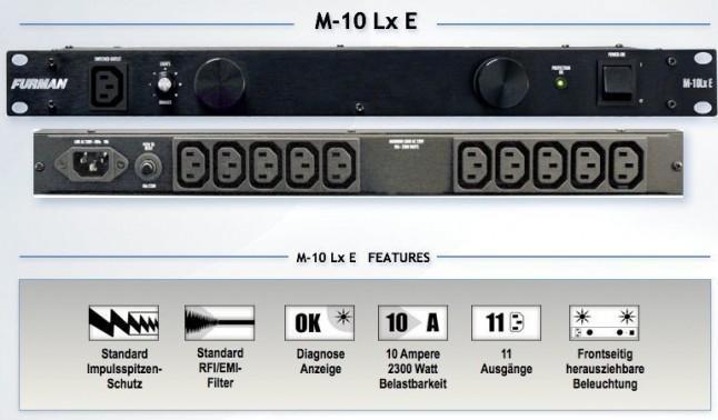 Produktbild Furman M-10Lx E Standard Power Conditioner 230 V met verlichting