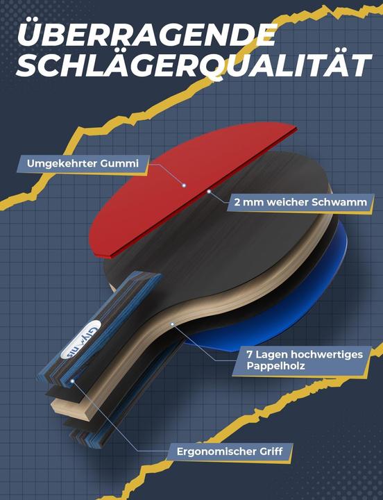 Produktbild Glymnis Tischtennis Set