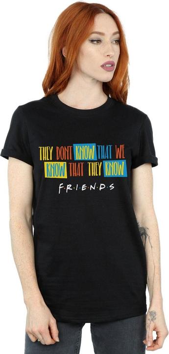 Image du produit Friends - T-shirt THEY DON'T KNOW SCRIPT - Femme (3XL)