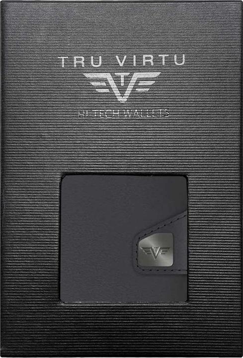 Produktbild Tru Virtu Wallet Click & Slide Vegan Bio Apple Black/Black