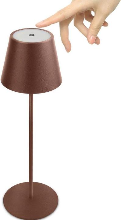 Image du produit Bizzotto Lampe de table Etna LED marron