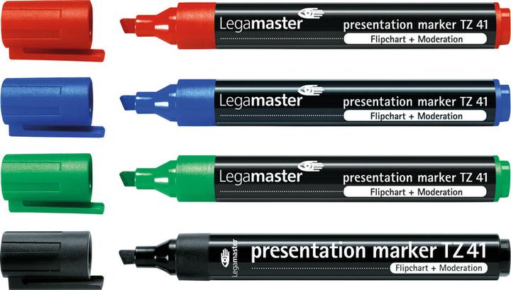 Actual product image Legamaster Moderation Marker TZ41 Set of 4 (Multicolor, 5 mm, 4 x)