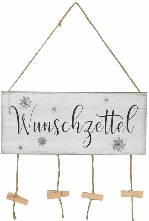 Produktbild Cocon Schild Wunschzettel 30 x 13 cm (30 x 13 cm)