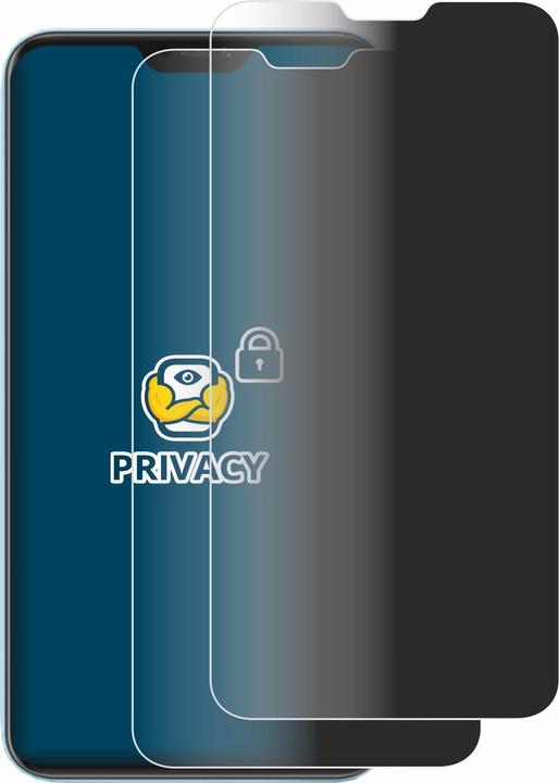 Productafbeelding BROTECT Sichtschutzfolie Anti-Spy Privacy Folie Blaulicht-Schutz (2 Stuk, Xiaomi Redmi 6 Pro)