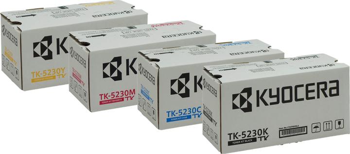 Produktbild Kyocera Original TK-5230 SET Multipack / Set mit allen vier Farben (M, C, Y, BK)