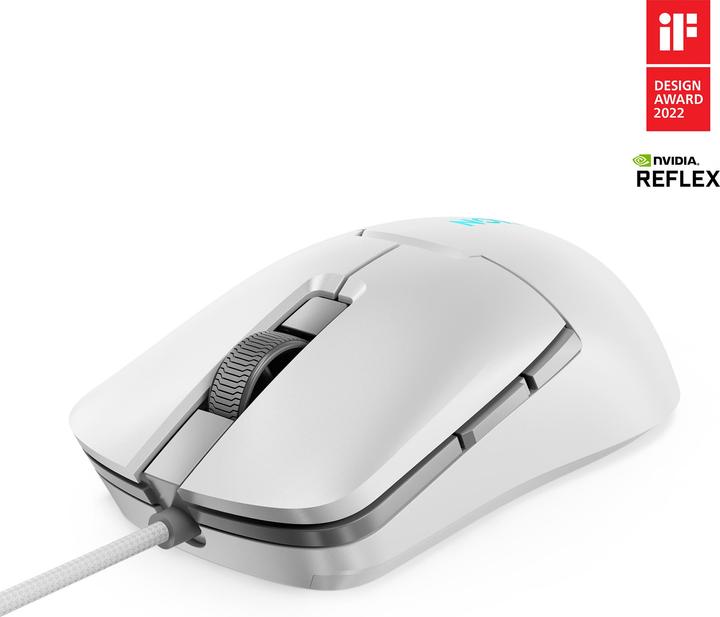 Immagine prodotto Lenovo Accessori mouse da gioco Legion M300s RGB (bianco ghiacciaio) (Cablato)