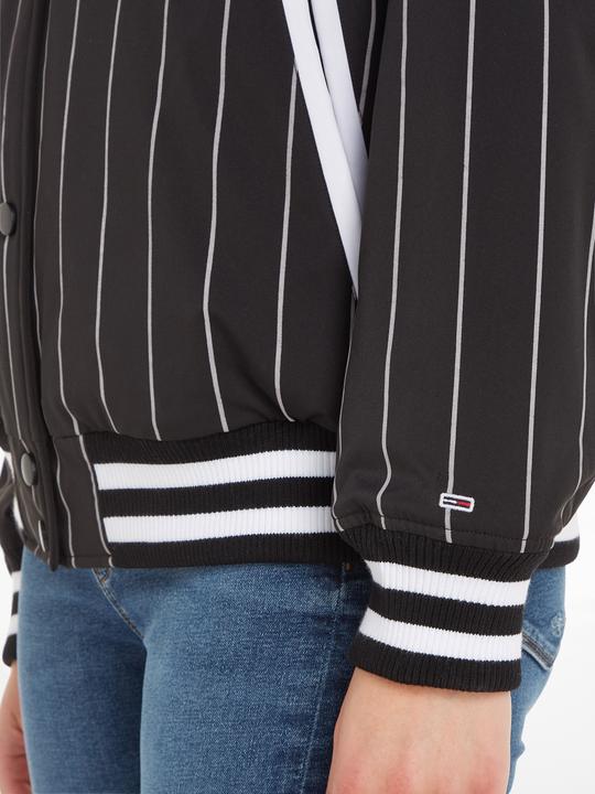 Produktbild Tommy Hilfiger Tommy Jeans Pinstripe Letterman Bomberjacke - 88915 (L)
