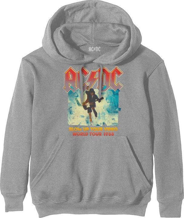 Actual product image AC/DC Unisex Adult Blow Up Your Video Hoodie (L)