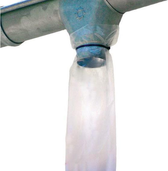 Actual product image HP Autozubehör Downpipe provisional FRP-100 neutral 100 µm Length 100 m Width 200 mm LDPE (200 x 1000 cm)