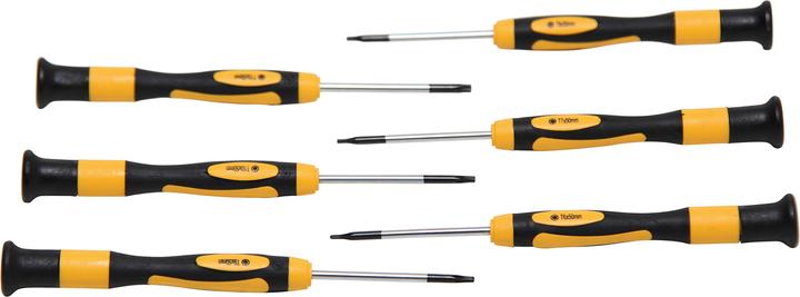 Actual product image BGS Precision Screwdriver Set T-Star (for Torx) 6 pcs. (T-section)