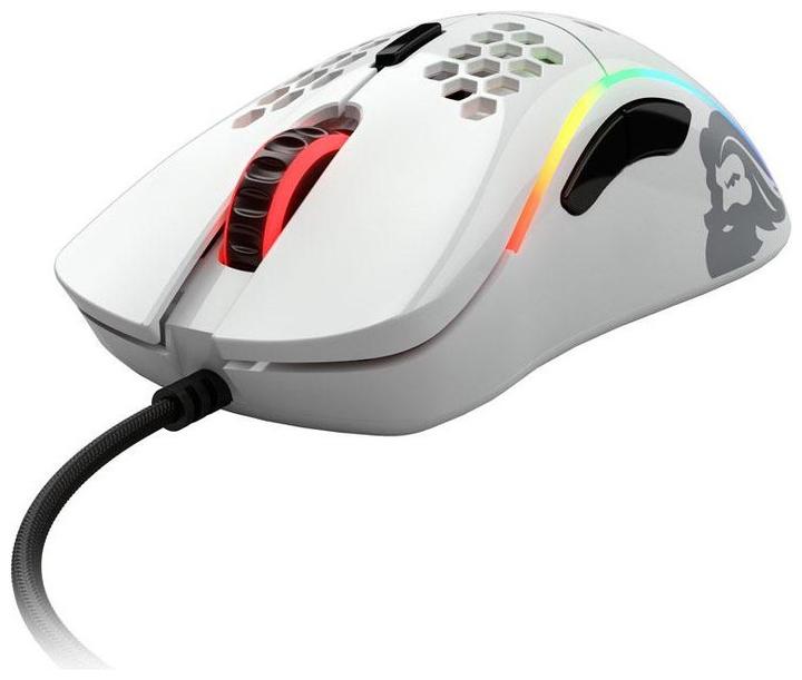 glossy white