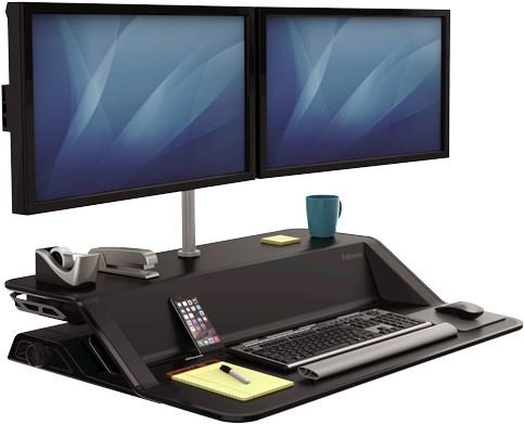 Immagine prodotto Fellowes Doppio braccio per monitor Lotus (Tavolo, 27")