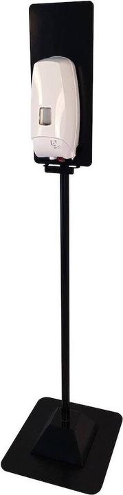 Produktbild Diversey Spendersäule Höhe ca. 1,20 cm gebürstetes Aluminium schwarz (1 Stk.)