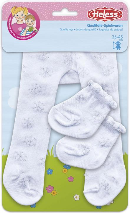 Produktbild Heless Puppenstrumpfhose mit Socken - Schneeflocken