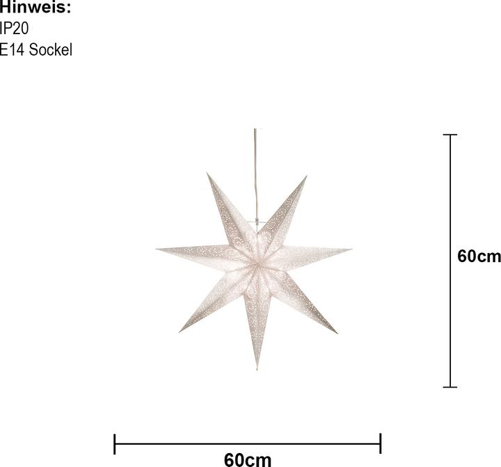 Actual product image Star Trading Illuminated star