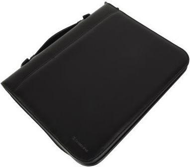 Produktbild Soennecken Schreibmappe ESSEN Masse: 37 x 30 x 4,5 cm (B x H x T) Werkstoff: Lederimitat Farbe: schwarz (A4, 1 x)