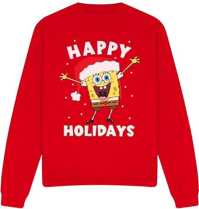 Image du produit Spongebob Squarepants - Sweat HAPPY HOLIDAYS - Adulte (L)