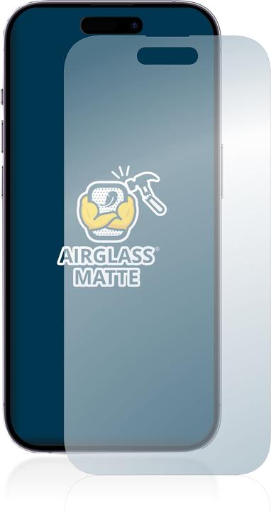 Produktbild BROTECT AirGlass Panzerglasfolie Matt (1 Stück, Apple iPhone 14 Pro)