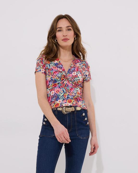 Immagine prodotto Joe Browns Bright Floral Knotted Twist Front Jersey Top (8)