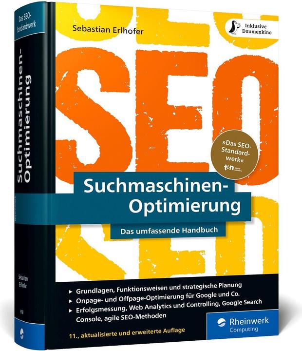 Produktbild Suchmaschinen-Optimierung (Deutsch, Sebastian Erlhofer, 2023)
