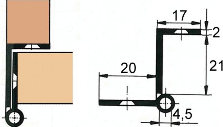 Actual product image Werkstarck Furniture tapes FS, roller diameter 8 mm (1 pcs.)