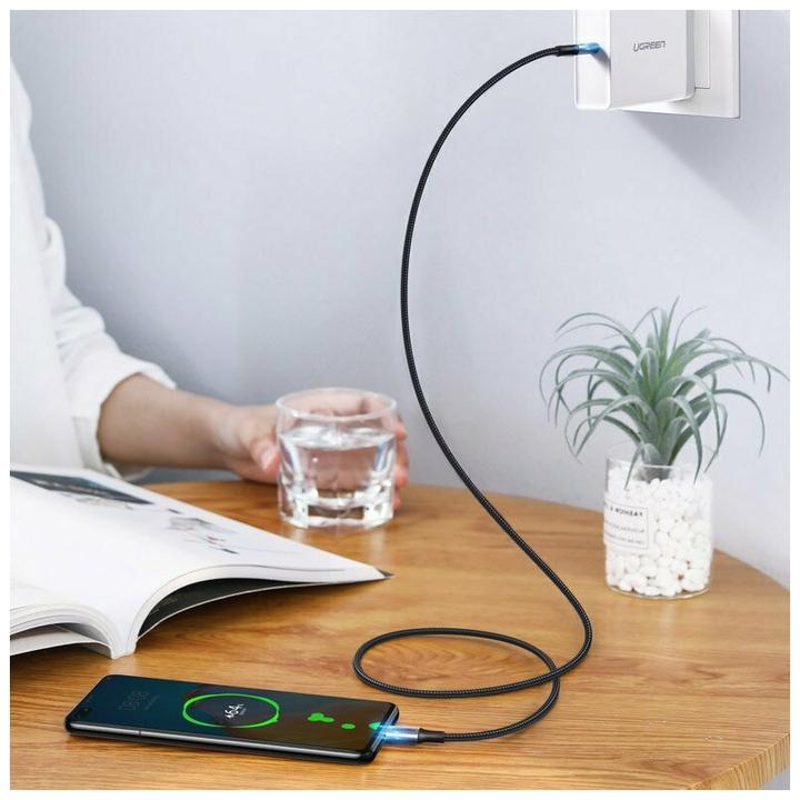 Actual product image Ugreen USB-C 2.0 to USB-C 2.0 5A Data Cable (2 m, USB 2.0)