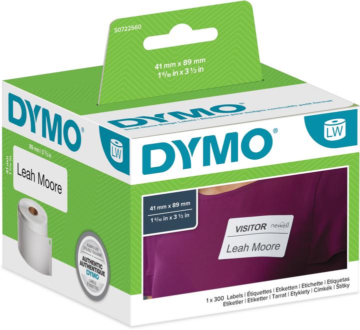Dymo S0722560 Blanko Namensschilder