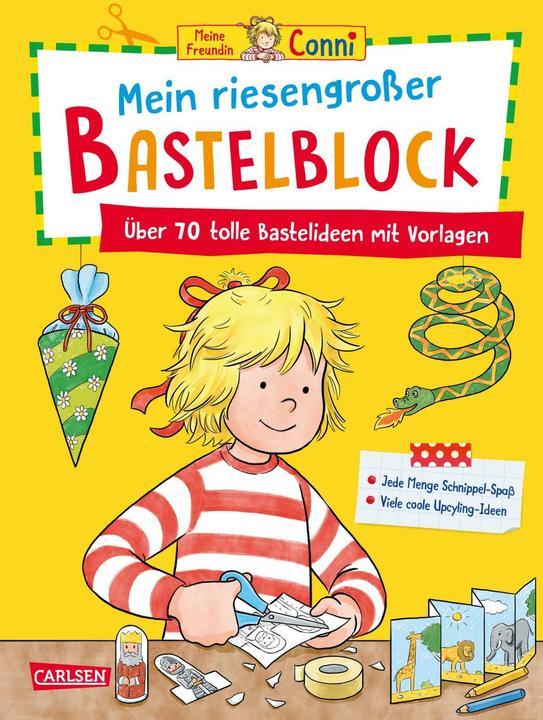 Produktbild Conni Gelbe Reihe (Beschäftigungsbuch): Mein riesengrosser Bastelblock (Deutsch, Hanna Sörensen, Ulrich Velte, 2024)