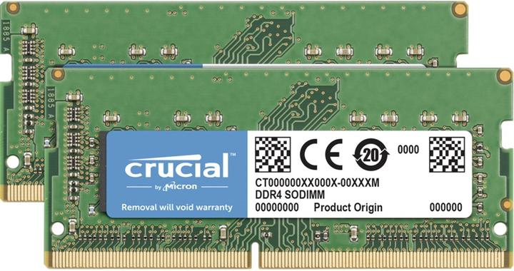 Crucial Memory for Mac (2 x 32GB, 2666 MHz, DDR4-RAM, SO-DIMM)