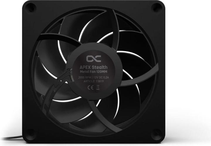 Productafbeelding Alphacool Apex Stealth Metaal 120mm ventilator 2000rpm (zwart) (120 mm, 1 x)