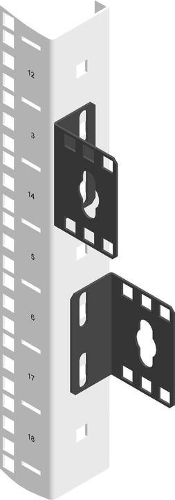 Image du produit Enoc Equerre de montage 1U verticale EPVB X1-S - Accessoires pour rack