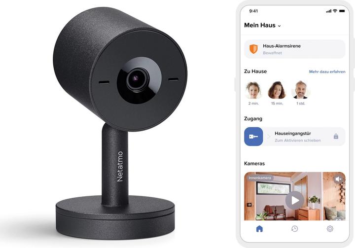 Image du produit Netatmo Smarte Innenkamera Advance (schwarz)210 (2560 x 1440 Pixels)
