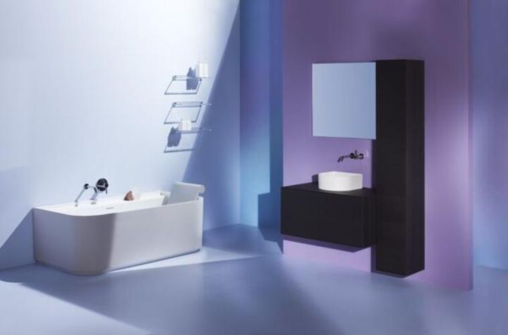 Actual product image Laufen Running Sonar Wash basin bowl, without tap hole, without overflow, 340x340mm, incl. ceramic cover fo (340 mm, 340 mm)