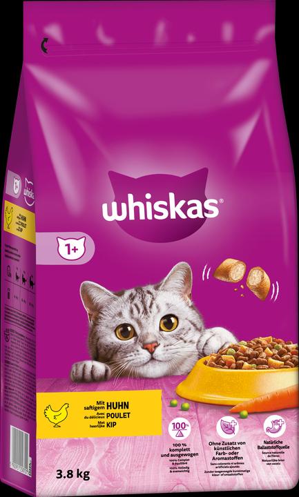 Whiskas 1+ (Adult, 1 pcs., 3800 g)