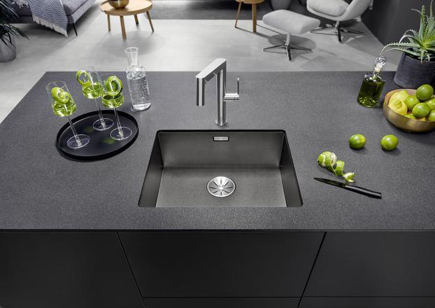 Immagine prodotto Blanco Zerox 500-U Acciaio Scuro (Lavello sottopiano, 54 cm, 44 cm)