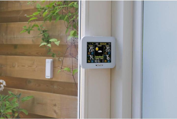 Produktbild Nature Wetterstation Digital H 12,5x17,5x2,5 cm Weiss Barometer Hygrometer
