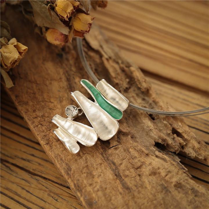 Actual product image Andreani Necklace made from high-quality rhodium-plated metal (High-quality rhodium-plated metal)
